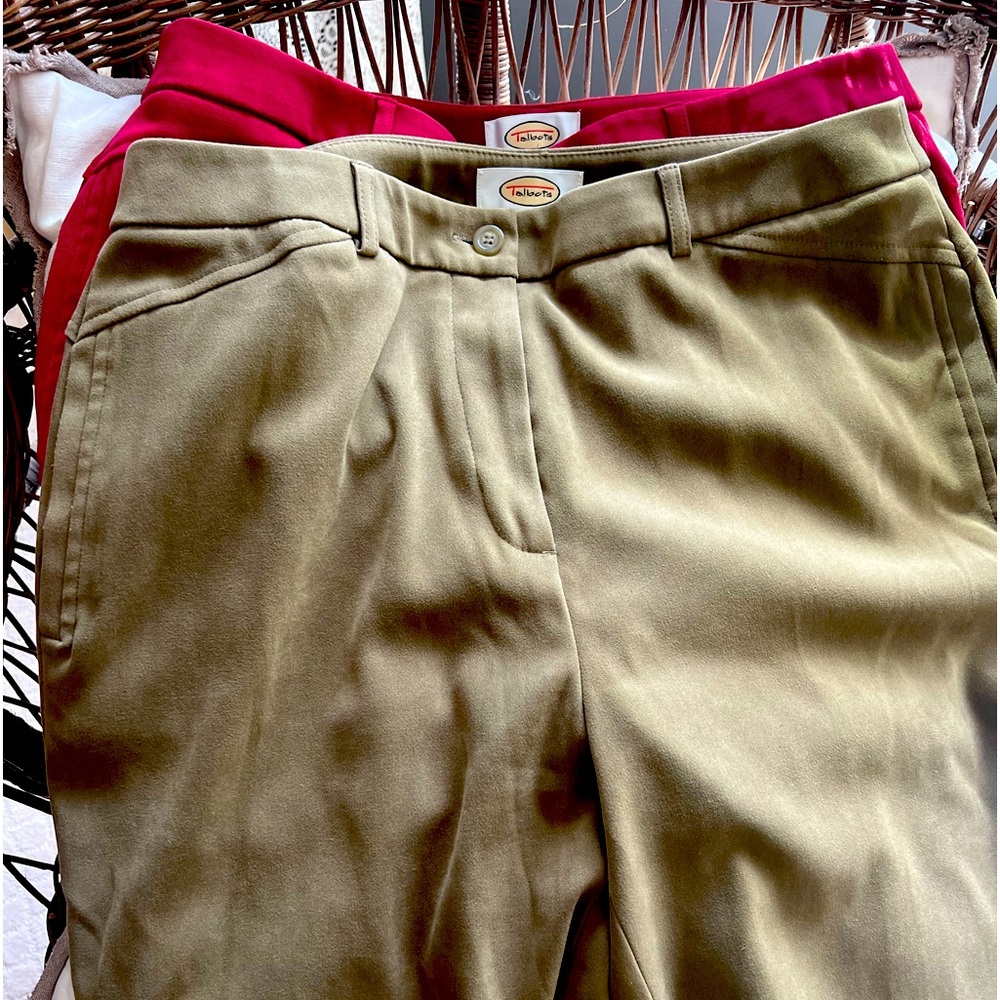 Talbots Polyester microfiber slacks
